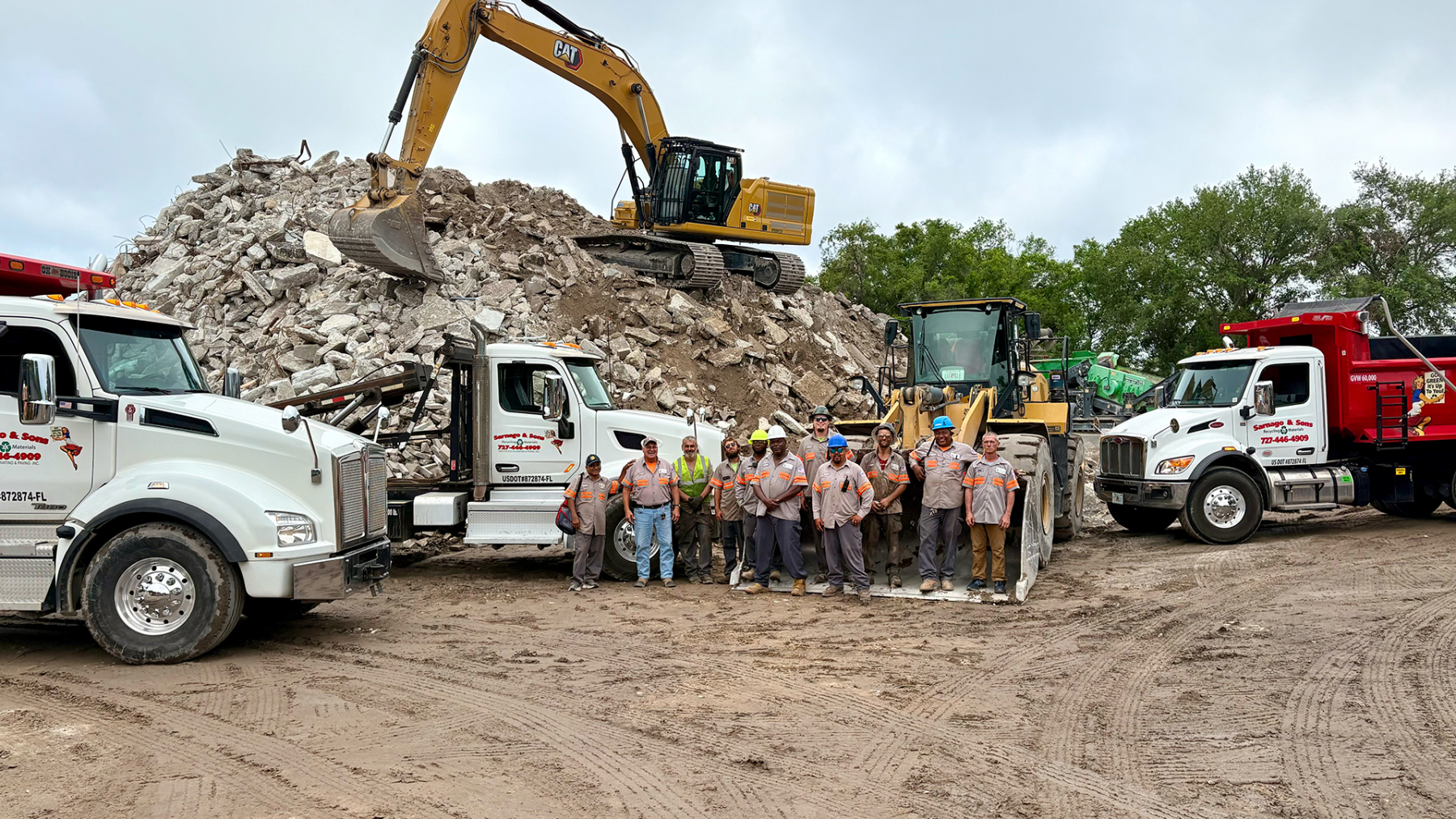 Sarnago & Sons crew and equipment on a Tampa Bay job site — photo 5
